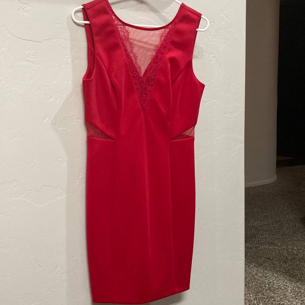 Sexy Guess red minidress (8)
